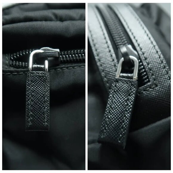 PRADA Black Nylon Clutch 412-022725 - Picture 8 of 12
